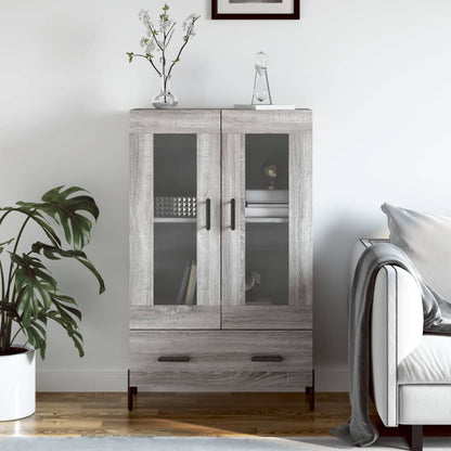 Highboard Grey Sonoma 69,5x31x115 cm Engineered Wood