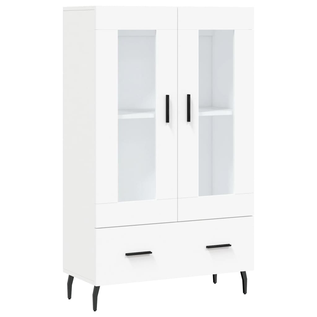 Highboard White 69,5x31x115 cm Engineered Wood