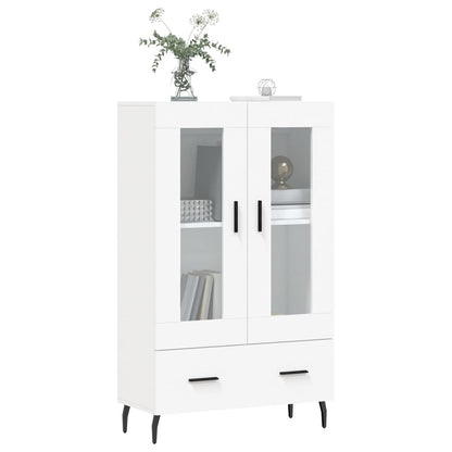 Highboard White 69,5x31x115 cm Engineered Wood