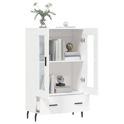 Highboard White 69,5x31x115 cm Engineered Wood