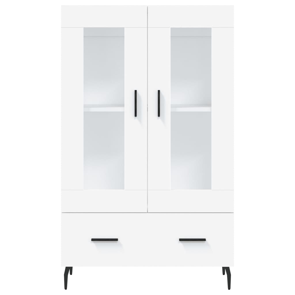 Highboard White 69,5x31x115 cm Engineered Wood