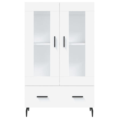 Highboard White 69,5x31x115 cm Engineered Wood