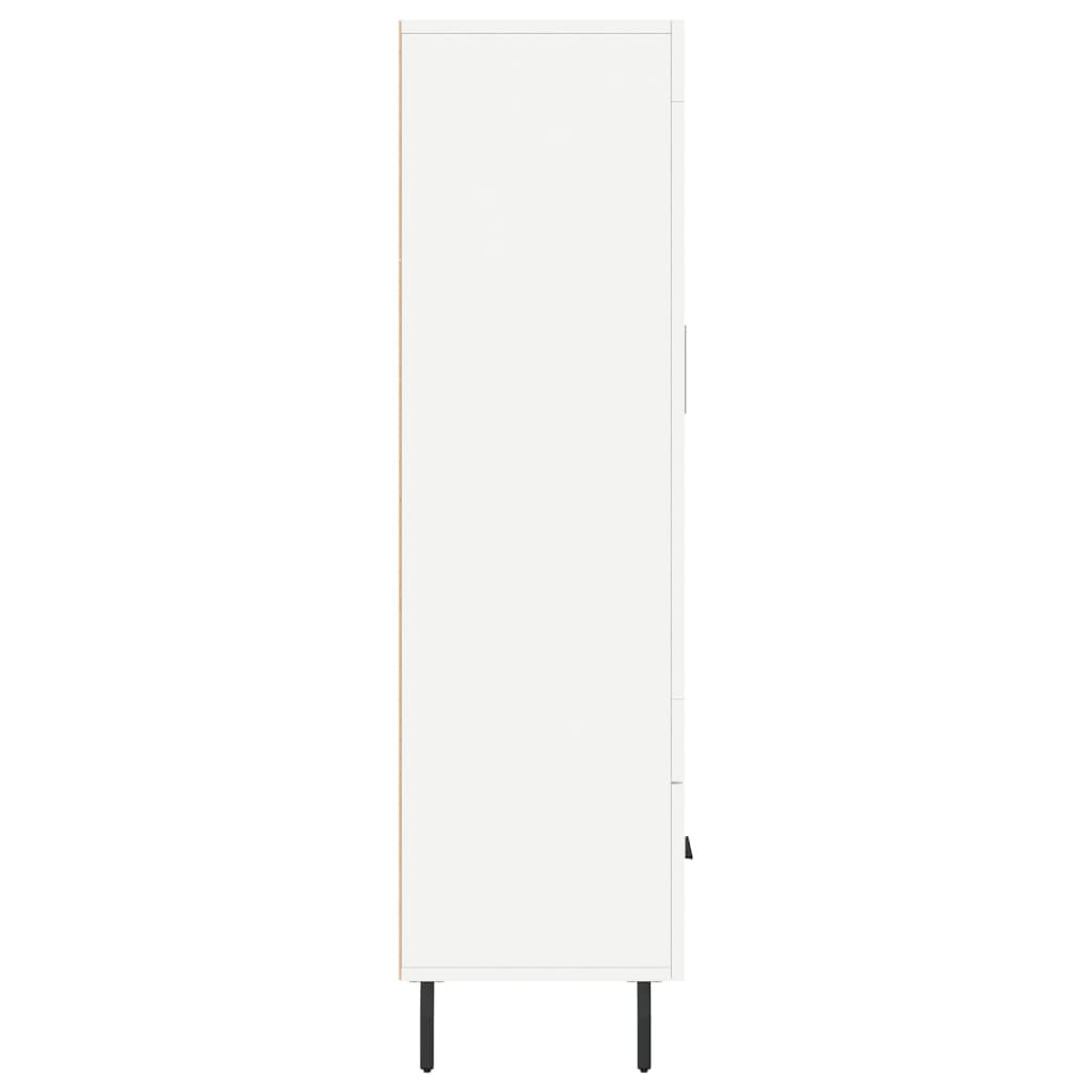 Highboard White 69,5x31x115 cm Engineered Wood