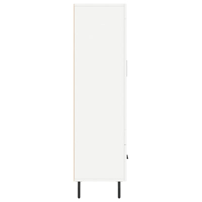 Highboard White 69,5x31x115 cm Engineered Wood