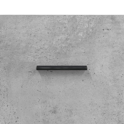 Highboard Concrete Grey 69.5x31x115 cm Engineered Wood
