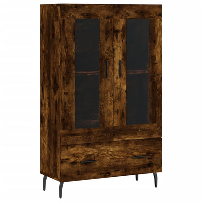 Highboard Smoked Oak 69,5x31x115 cm Engineered Wood