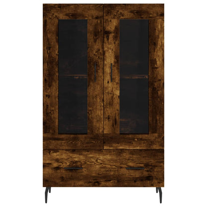 Highboard Smoked Oak 69,5x31x115 cm Engineered Wood