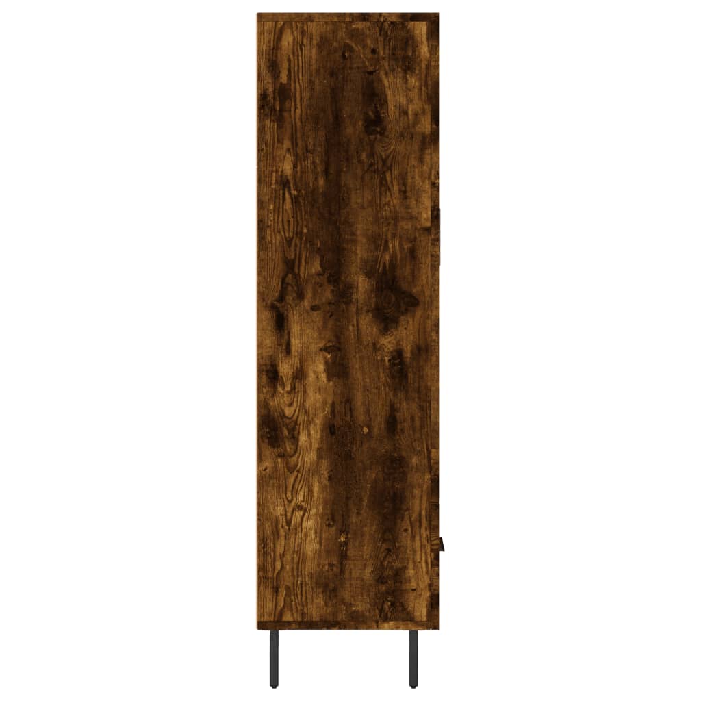 Highboard Smoked Oak 69,5x31x115 cm Engineered Wood