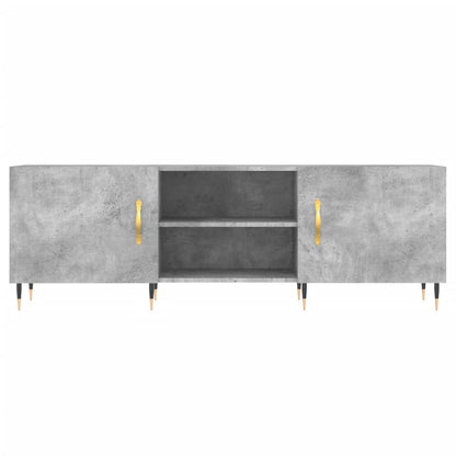 TV Cabinet Concrete Grey 150x30x50 cm Engineered Wood