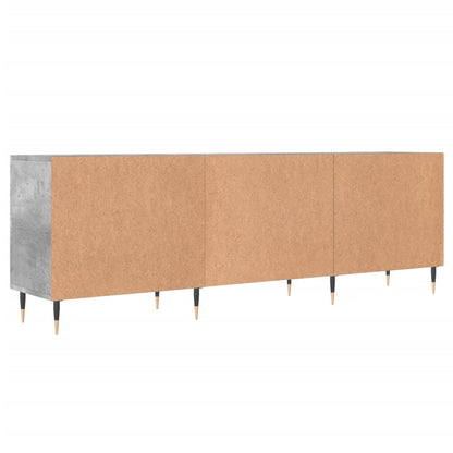 TV Cabinet Concrete Grey 150x30x50 cm Engineered Wood