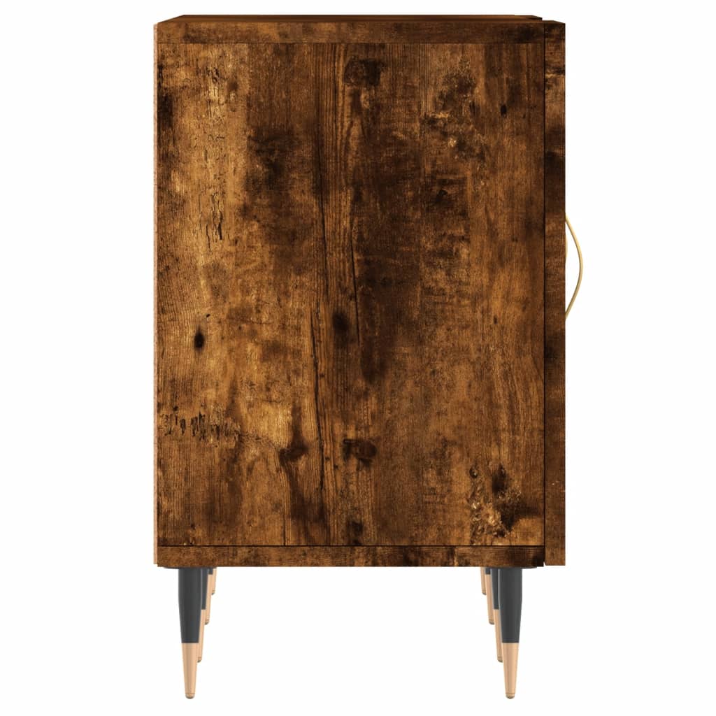 TV Cabinet Smoked Oak 150x30x50 cm Engineered Wood