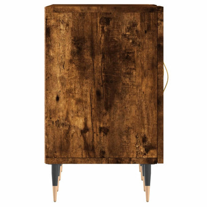 TV Cabinet Smoked Oak 150x30x50 cm Engineered Wood