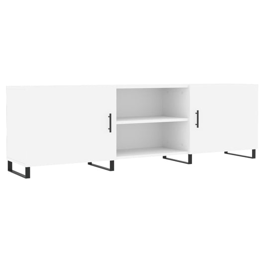 TV Cabinet White 150x30x50 cm Engineered Wood