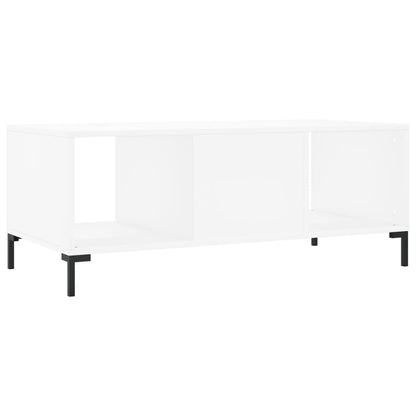 Coffee Table White 102x50x40 cm Engineered Wood