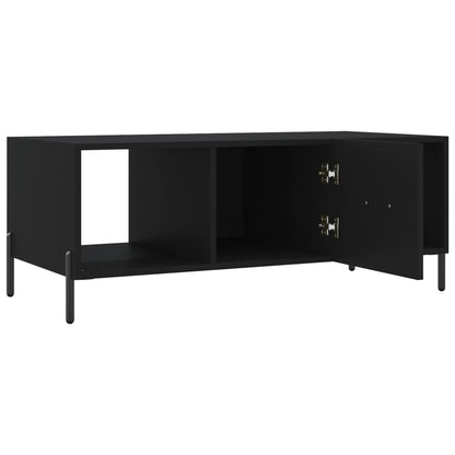 Coffee Table Black 102x50x40 cm Engineered Wood