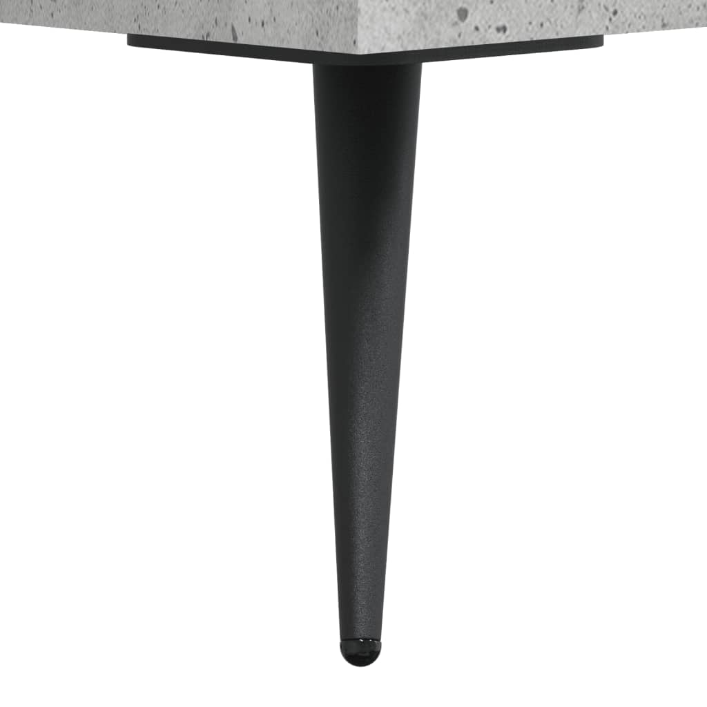 Coffee Tables 2 pcs Concrete Grey 50x50x40 cm Engineered Wood