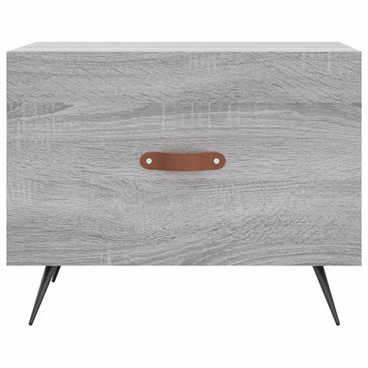 Coffee Table Grey Sonoma 50x50x40 cm Engineered Wood
