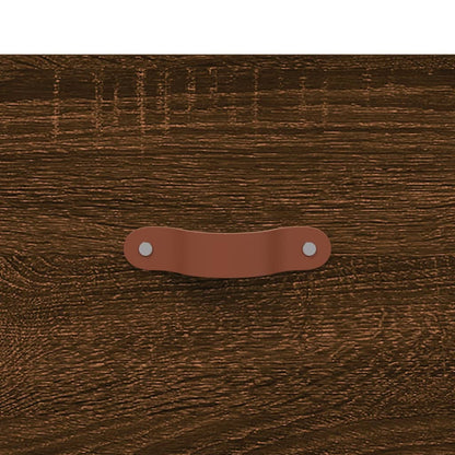 Coffee Table Brown Oak 50x50x40 cm Engineered Wood