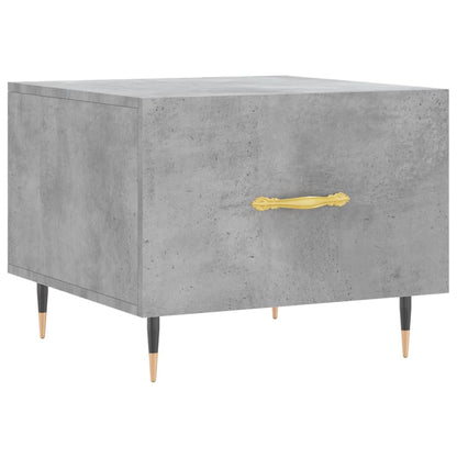Coffee Tables 2 pcs Concrete Grey 50x50x40 cm Engineered Wood