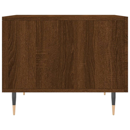 Coffee Tables 2 pcs Brown Oak 50x50x40 cm Engineered Wood