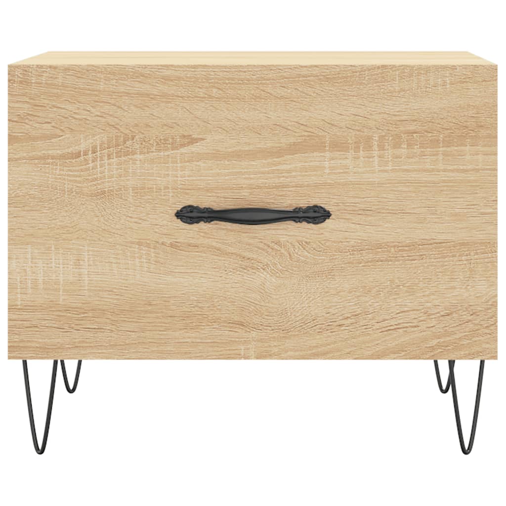 Coffee Tables 2 pcs Sonoma Oak 50x50x40 cm Engineered Wood