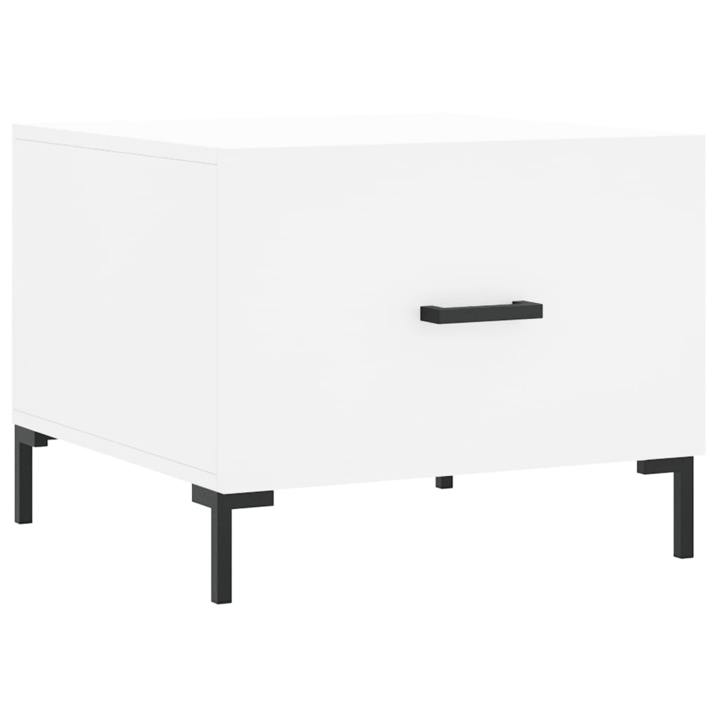 Coffee Tables 2 pcs White 50x50x40 cm Engineered Wood