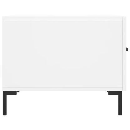 Coffee Tables 2 pcs White 50x50x40 cm Engineered Wood