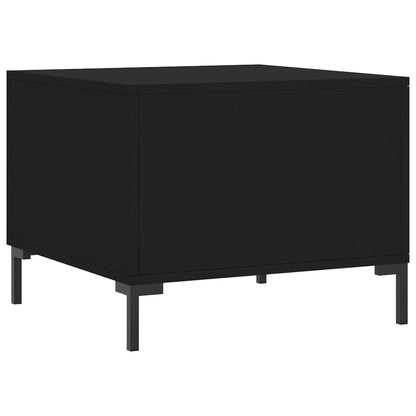 Coffee Tables 2 pcs Black 50x50x40 cm Engineered Wood
