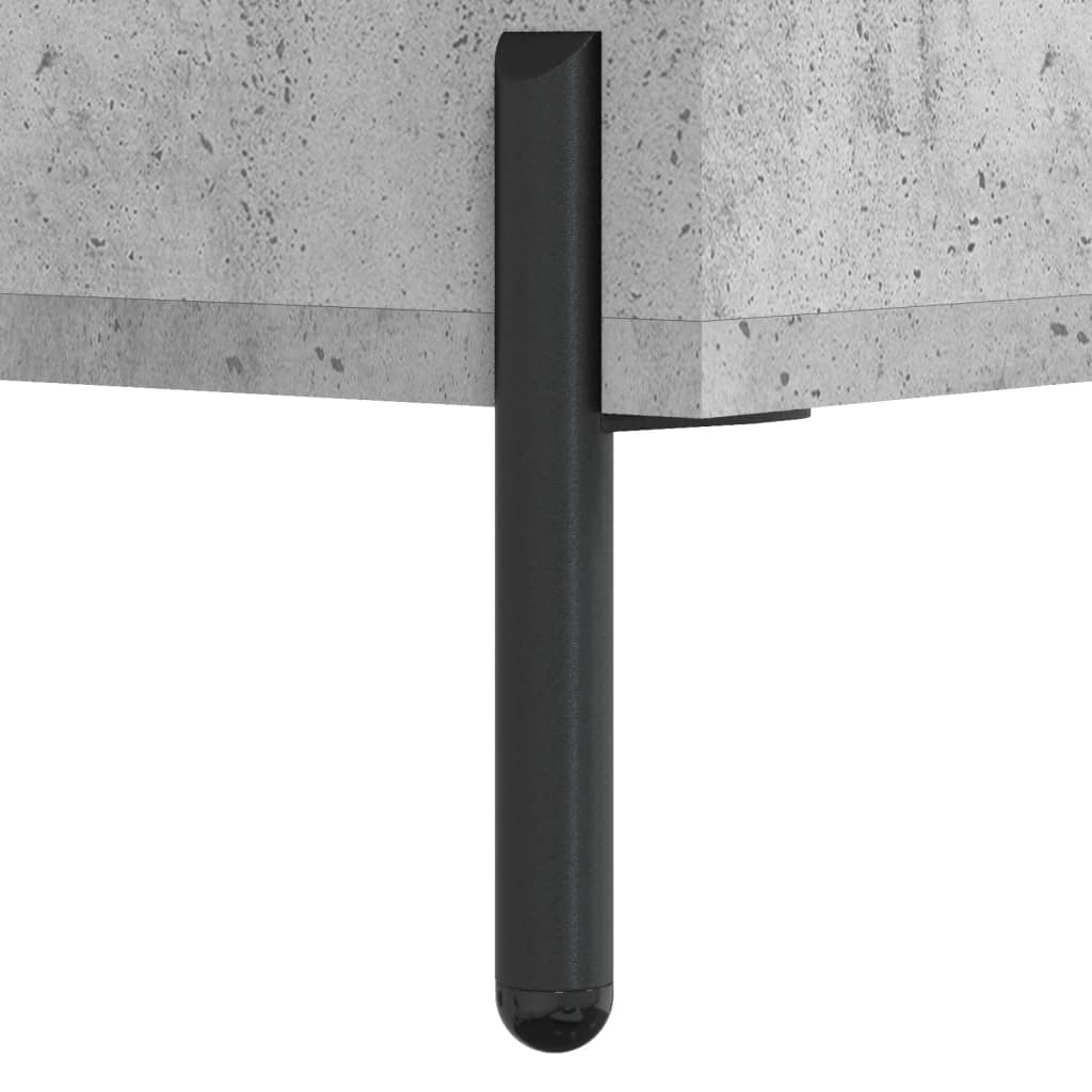Coffee Tables 2 pcs Concrete Grey 50x50x40 cm Engineered Wood