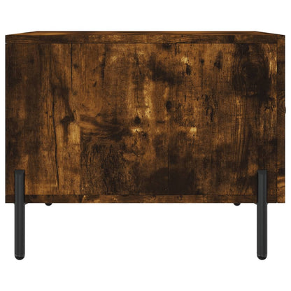 Coffee Tables 2 pcs Smoked Oak 50x50x40 cm Engineered Wood