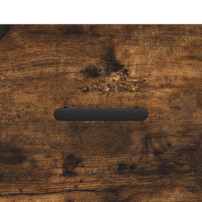 Coffee Tables 2 pcs Smoked Oak 50x50x40 cm Engineered Wood