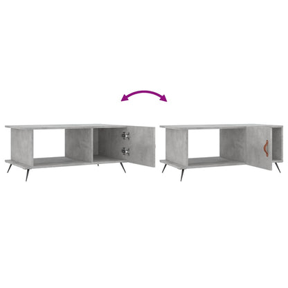 Coffee Table Concrete Grey 90x50x40 cm Engineered Wood