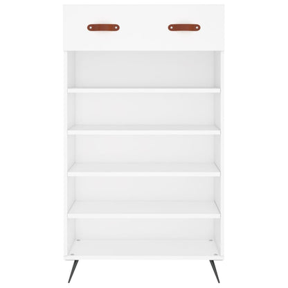 Shoe Cabinet White 60x35x105 cm Engineered Wood