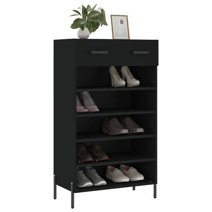 Shoe Cabinet | Black | Engineered wood, iron, zinc alloy | Medium