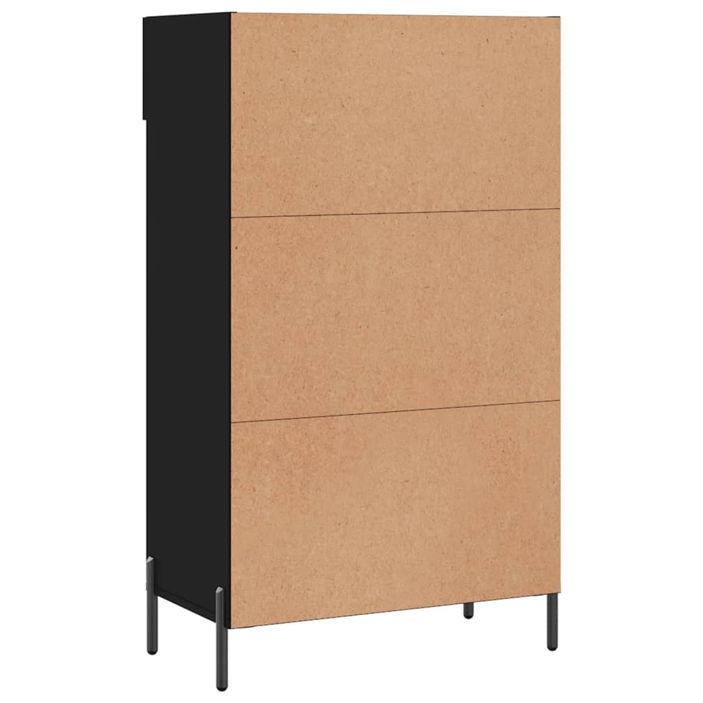 Shoe Cabinet | Black | Engineered wood, iron, zinc alloy | Medium
