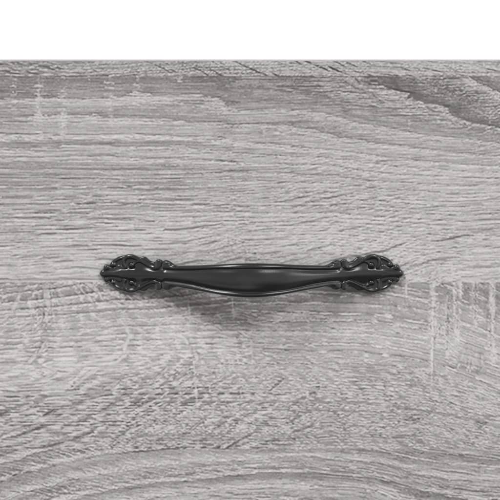 Shoe Cabinet Grey Sonoma 30x35x105 cm Engineered Wood