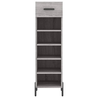 Shoe Cabinet Grey Sonoma 30x35x105 cm Engineered Wood