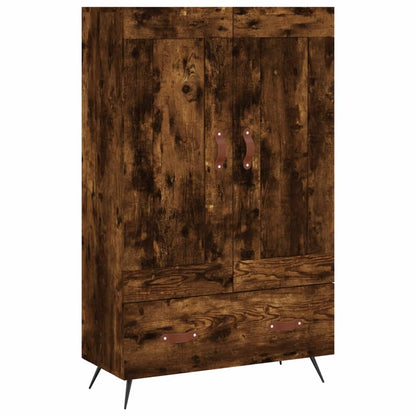 Highboard Smoked Oak 69.5x31x115 cm Engineered Wood