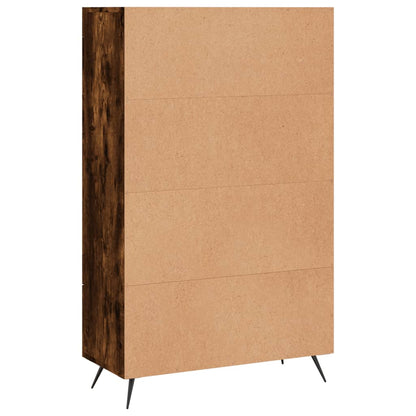 Highboard Smoked Oak 69.5x31x115 cm Engineered Wood