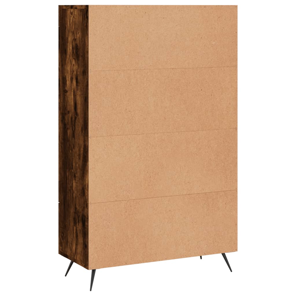 Highboard Smoked Oak 69.5x31x115 cm Engineered Wood
