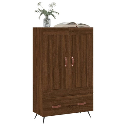 Highboard Brown Oak 69.5x31x115 cm Engineered Wood