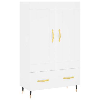 Highboard White 69,5x31x115 cm Engineered Wood