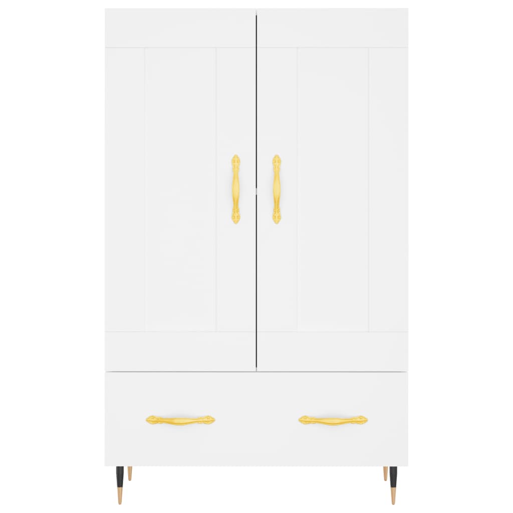 Highboard White 69,5x31x115 cm Engineered Wood