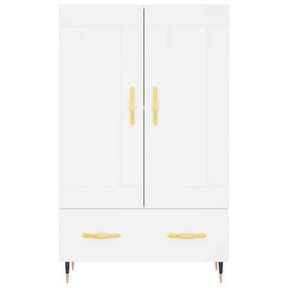 Highboard White 69,5x31x115 cm Engineered Wood