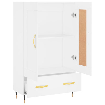 Highboard White 69,5x31x115 cm Engineered Wood
