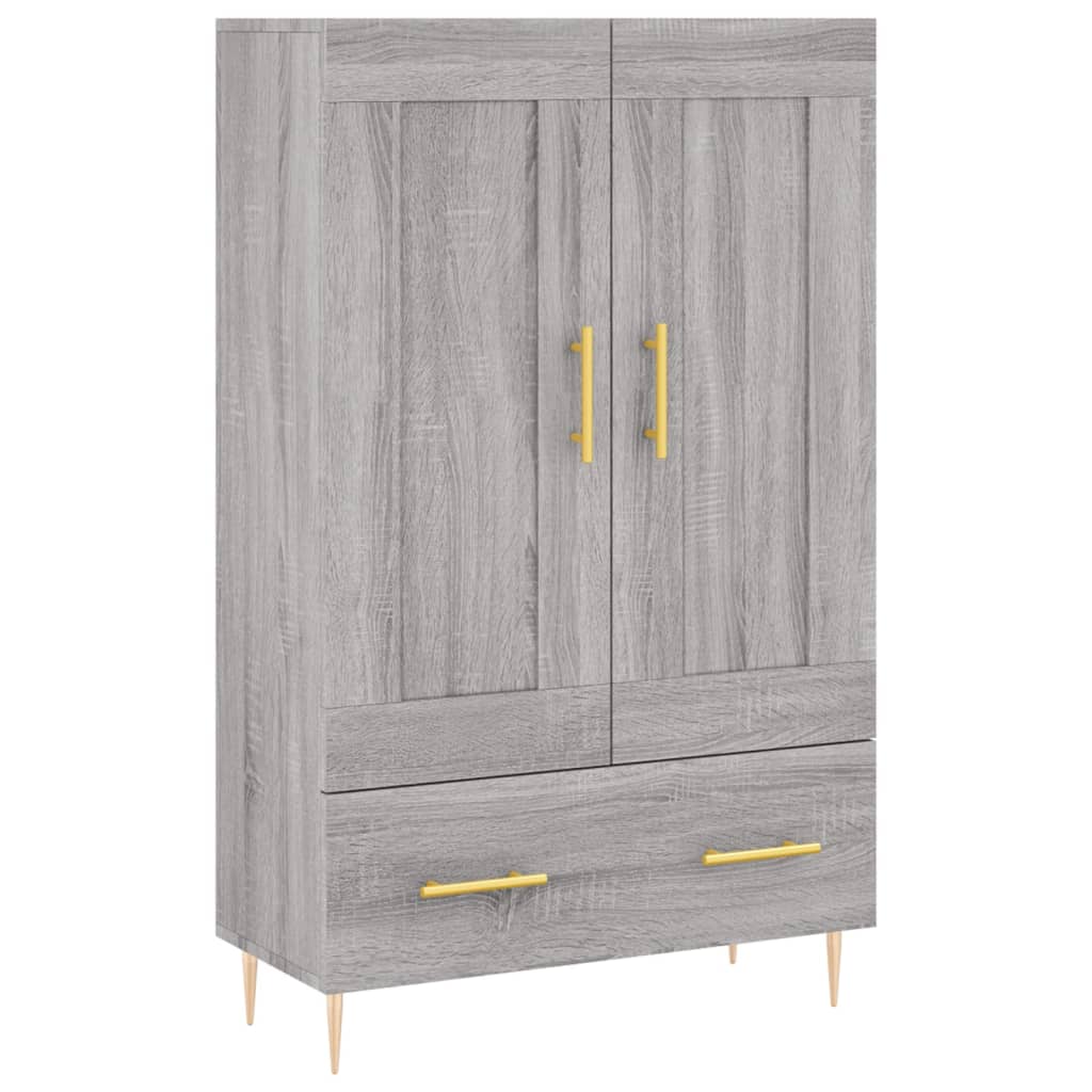 Highboard Grey Sonoma 69,5x31x115 cm Engineered Wood