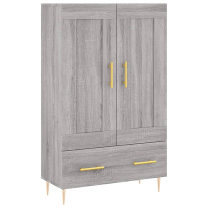 Highboard Grey Sonoma 69,5x31x115 cm Engineered Wood