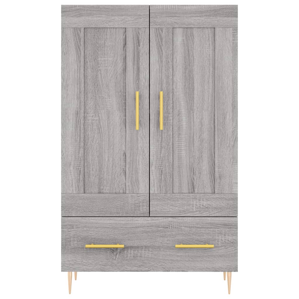 Highboard Grey Sonoma 69,5x31x115 cm Engineered Wood