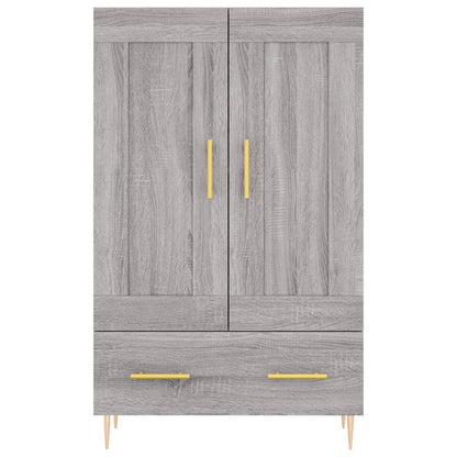 Highboard Grey Sonoma 69,5x31x115 cm Engineered Wood