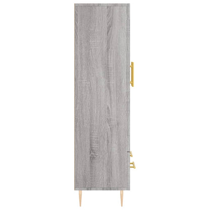 Highboard Grey Sonoma 69,5x31x115 cm Engineered Wood